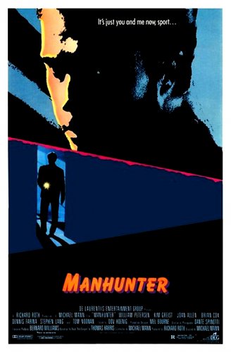 Manhunter Original Movie Poster * WILLIAM PETERSEN * 27" x 40" Rare 1986 Mint