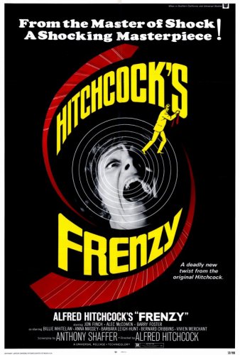 Alfred Hitchcock's FRENZY Original Movie Poster  27" x 40" Rare 1972 Mint
