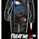 FRIDAY THE 13th Original Movie Poster * Kevin Bacon * 27" x 40" Rare 1980 Mint