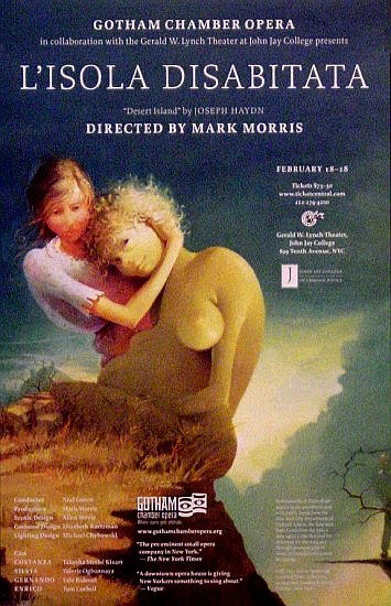 Mark Morris * L’isola disabitata (Desert Island) * Opera Poster 14" x 22" Rare 2009 MINT