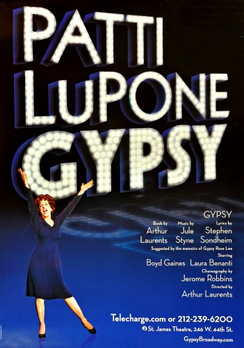 GYPSY Broadway Poster * PATTI LUPONE * 3' x 4' Rare 2008 NEW