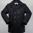 Schott USA Classic Melton Wool Pea Coat 32oz 740 N Size 54 Long NEW w/Tags