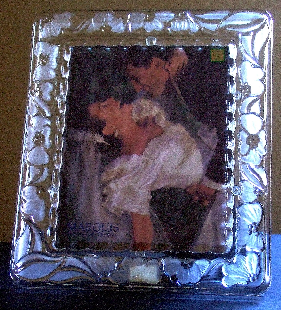 MARQUIS Waterford * FLORAL * Crystal Wedding Frame 8" x 10" Brand NEW