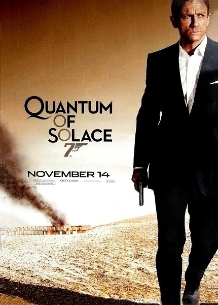 James Bond 007 Quantum Of Solace Movie Poster Daniel Craig 4 X 6 