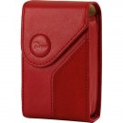Lowepro Leather Napoli 10 Compact Digital Camera Case (Crimson Red) NEW