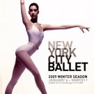 NYC BALLET Poster * WINTER SEASON * 2' x 3' Rare 2009 Mint