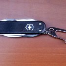 Victorinox MiniChamp Black ALOX Keychain Pocket Knife Multi-Tool RARE MINT+Bonus