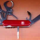 Wenger Cigar Cutter w/Scissors Pocket Knife Multi-Tool RARE Retired MINT+Bonus