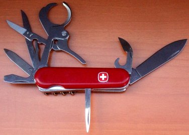 Wenger Cigar Cutter w/Scissors Pocket Knife Multi-Tool RARE Retired MINT+Bonus