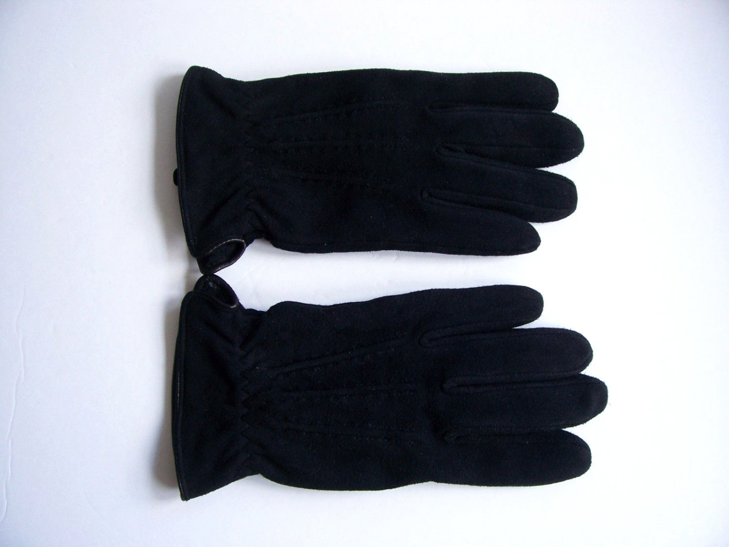 Bay Area Traders Mens Thinsulate Soft Suede Leather Gloves Black X-Large NEW