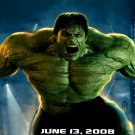 THE INCREDIBLE HULK Orig WIDESCREEN DS Movie Poster HUGE 3x6 Rare 2008 MINT