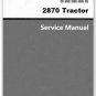 2870 Tractor Technical Service Repair Manual CASE IH 2870