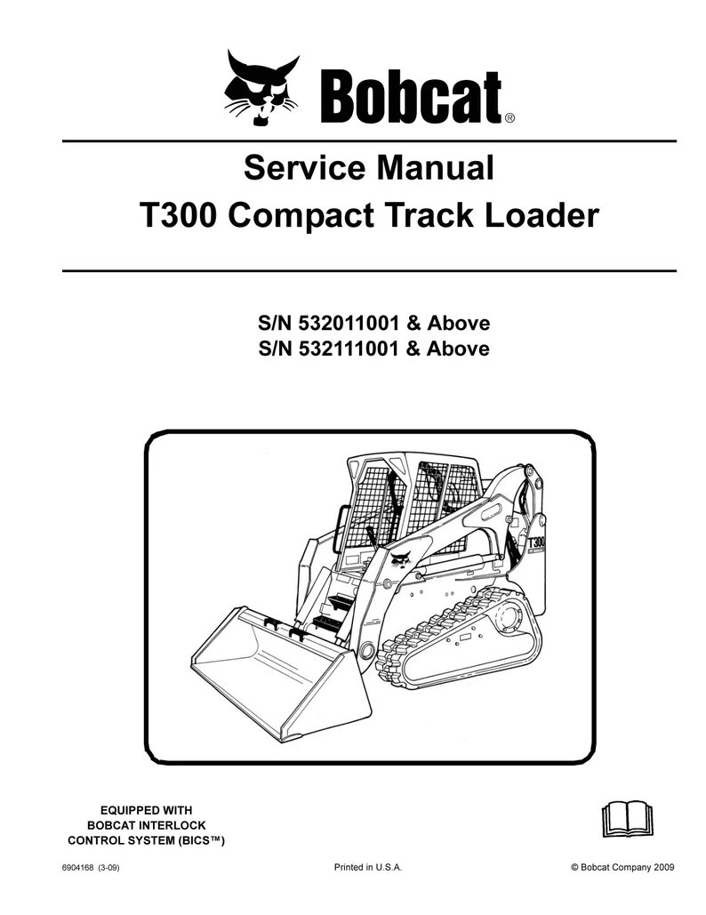 T300 Compact Track Loader Technical Workshop Manual