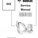 442 Compact Excavator Service Manual Shop Repair Book