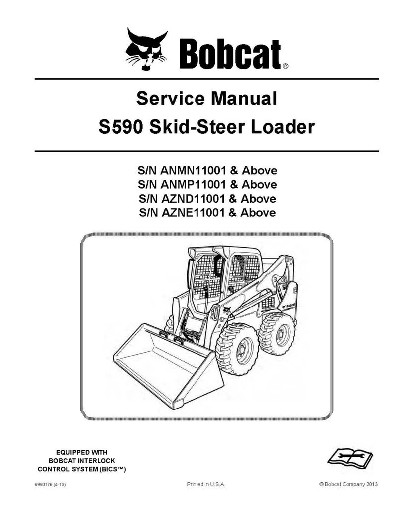 S590 Skid-steer Loader Service Repair Manual S N Anmn11001 Above