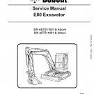 E80 Excavator Service Repair Manual 6987194 & Above E80 Excavator Service Repair Manual 6987194 & Above