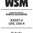 X057-4 Excavator Workshop Repair Manual KUBOTA KX057-4 U55 U55-4 X057-4 Excavator Workshop Repair Manual KUBOTA KX057-4 U55 U55-4