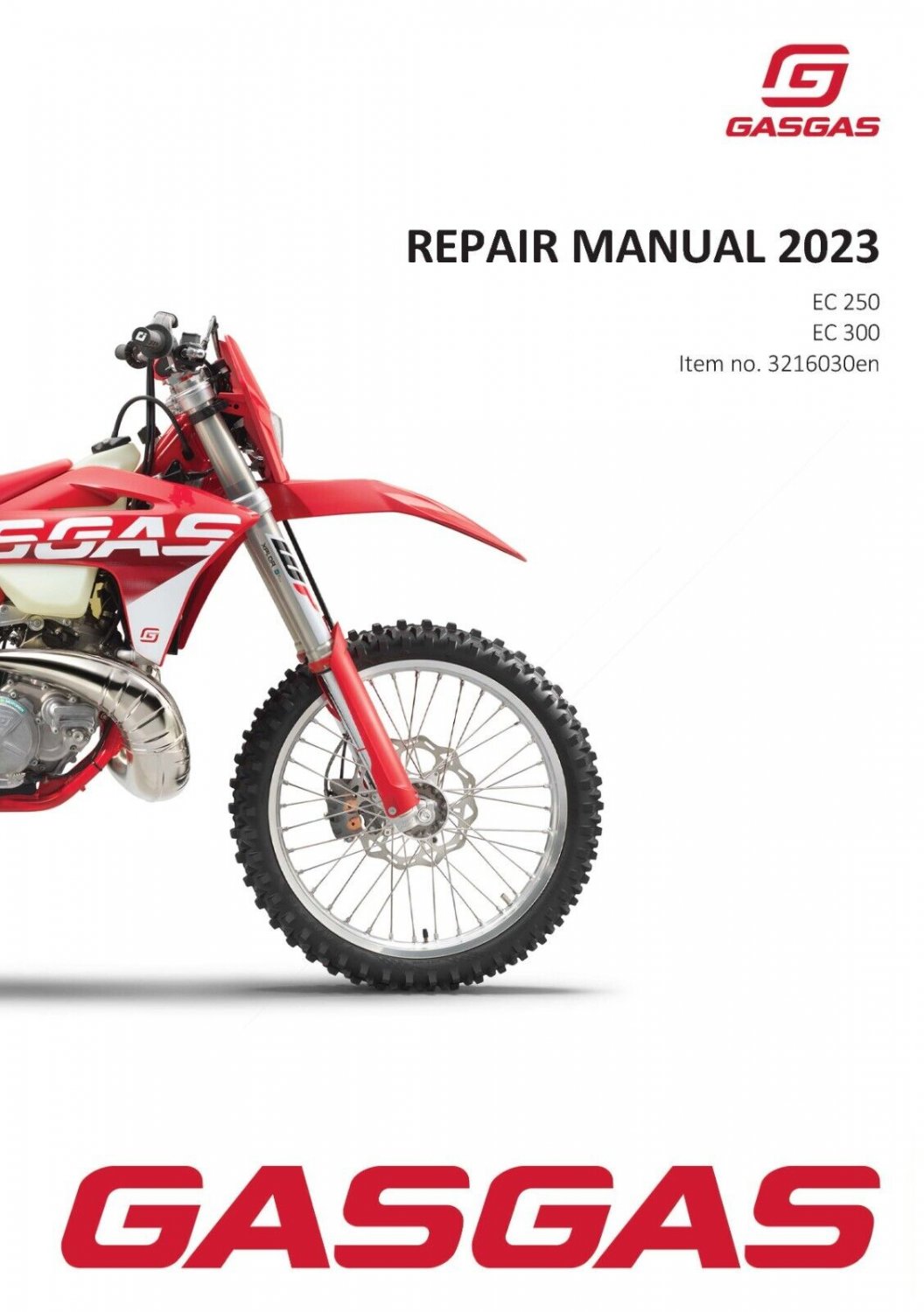 GasGas Gas Gas Service Workshop Shop Manual Repair eBook 2023 EC 300 US