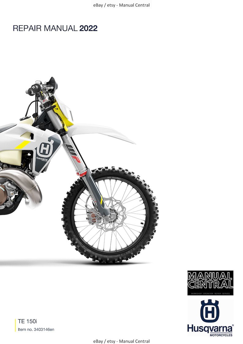 PDF - Husqvarna 2022 TE 150i Service Workshop Repair Manual