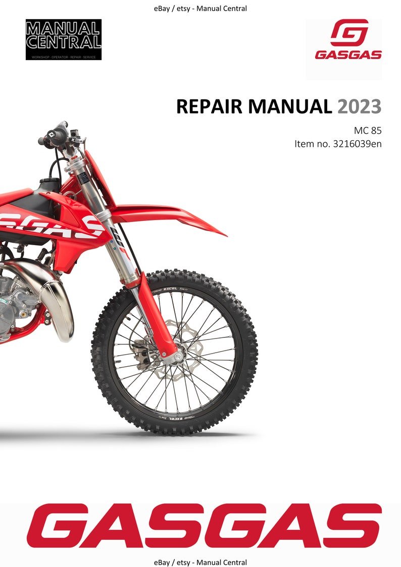 PDF - Gasgas 2023 - MC 85 - Workshop Service Repair Manual