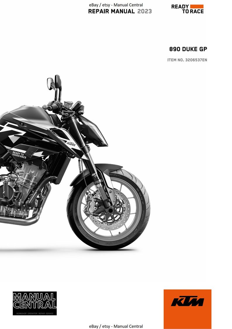 PDF - KTM 2023 - 890 Duke GP - Service Workshop Repair Manual