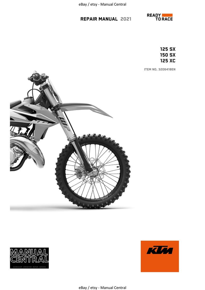 PDF - Ktm 2021 - 125 SX 150SX 125 XC - Workshop Repair Service Manual