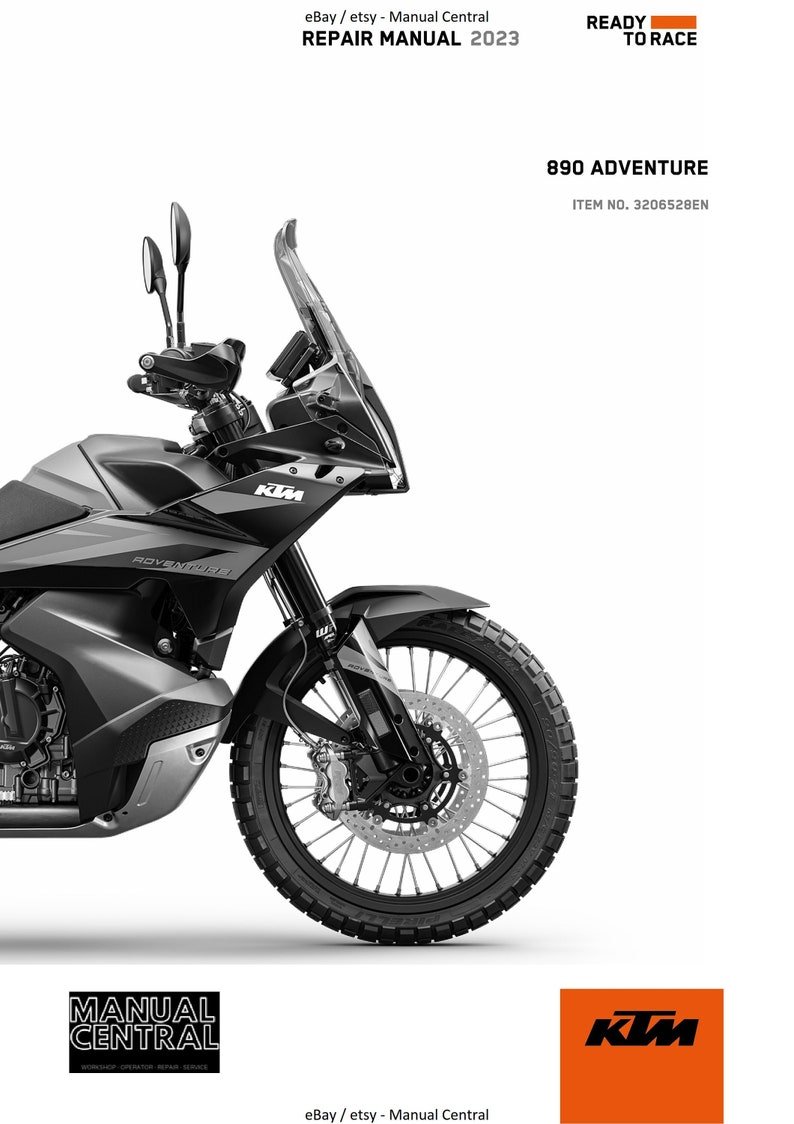 PDF - KTM 2023 - 890 Adventure - Service Workshop Repair Manual