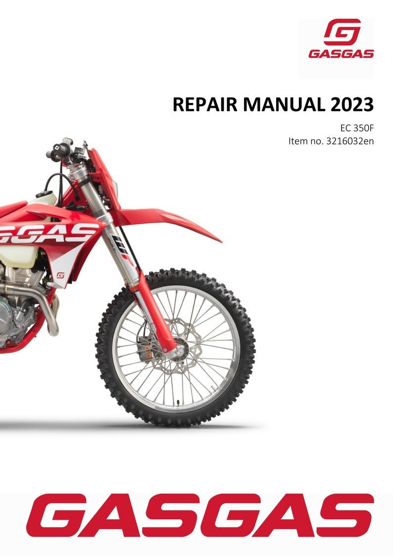 PDF - Gasgas 2023 - EC 350F - Workshop Service Repair Manual
