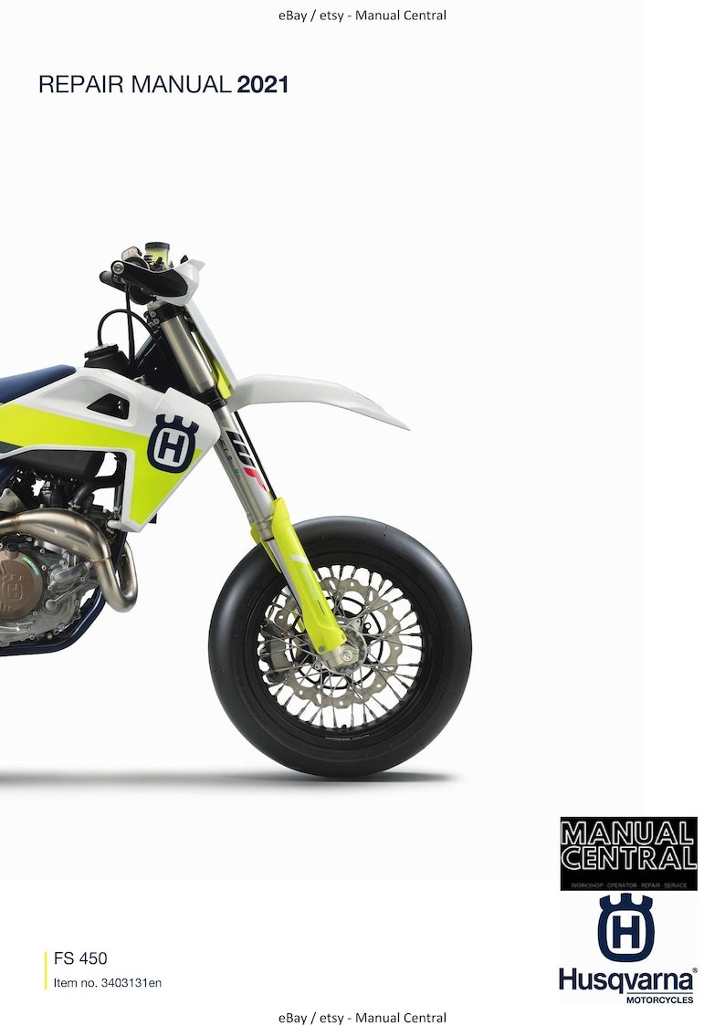PDF - Husqvarna 2021 FS 450 Service Workshop Repair Manual