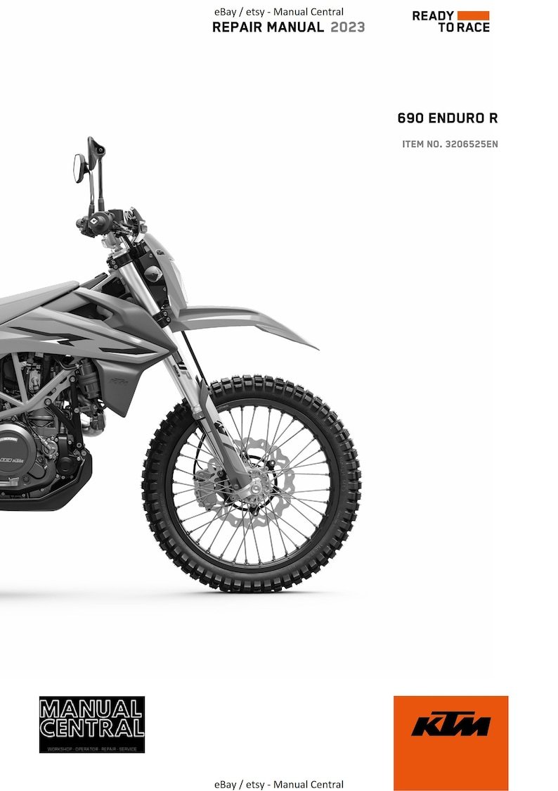 PDF - KTM 2023 - 690 Enduro R US Edition - Service Workshop Repair Manual
