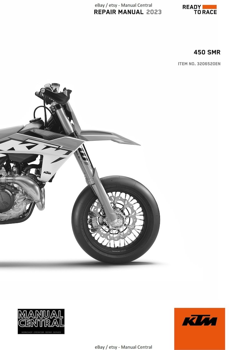 PDF - KTM 2023 - 450 Smr - Service Workshop Repair Manual