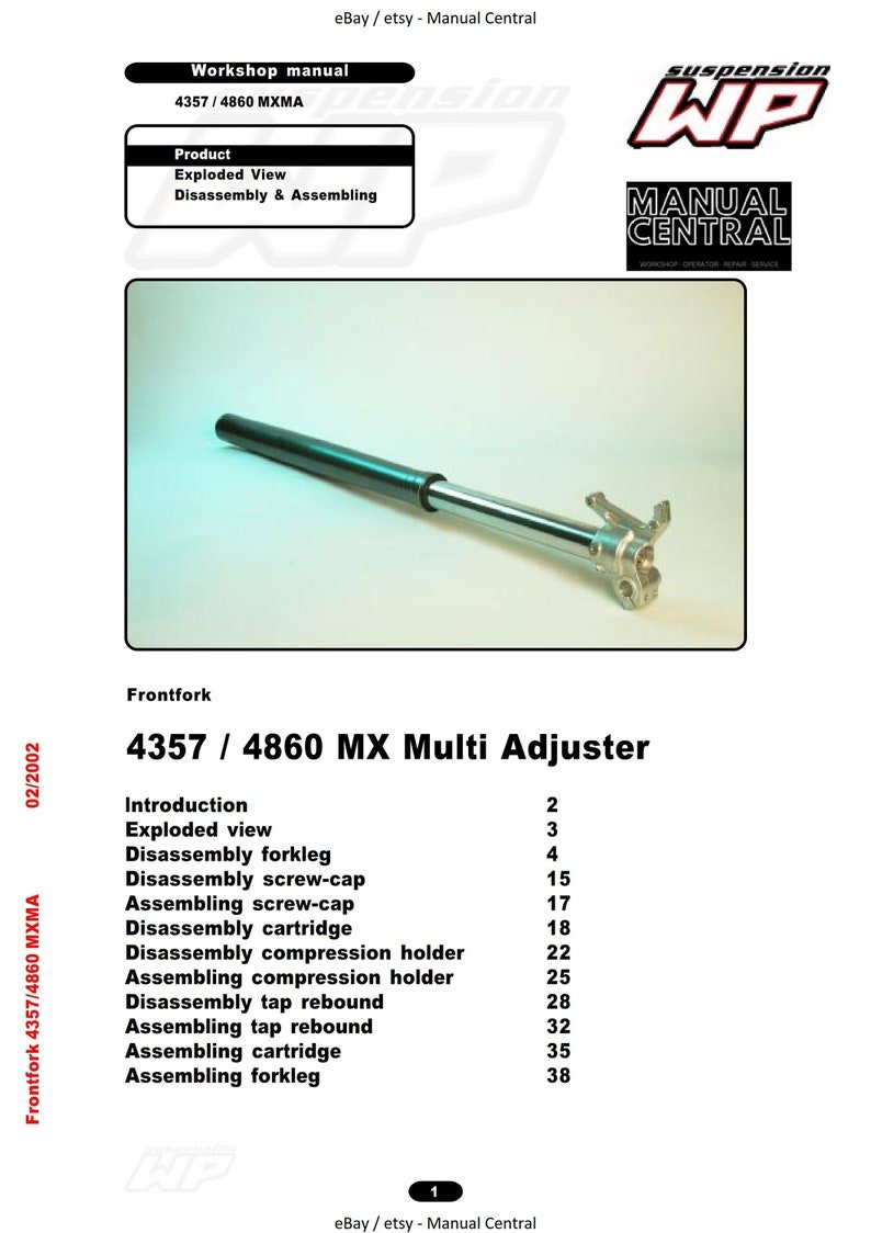 WP Suspension - 4357 4860 Mx Multi Adjuster - Workshop Service Repair Manual - 2002