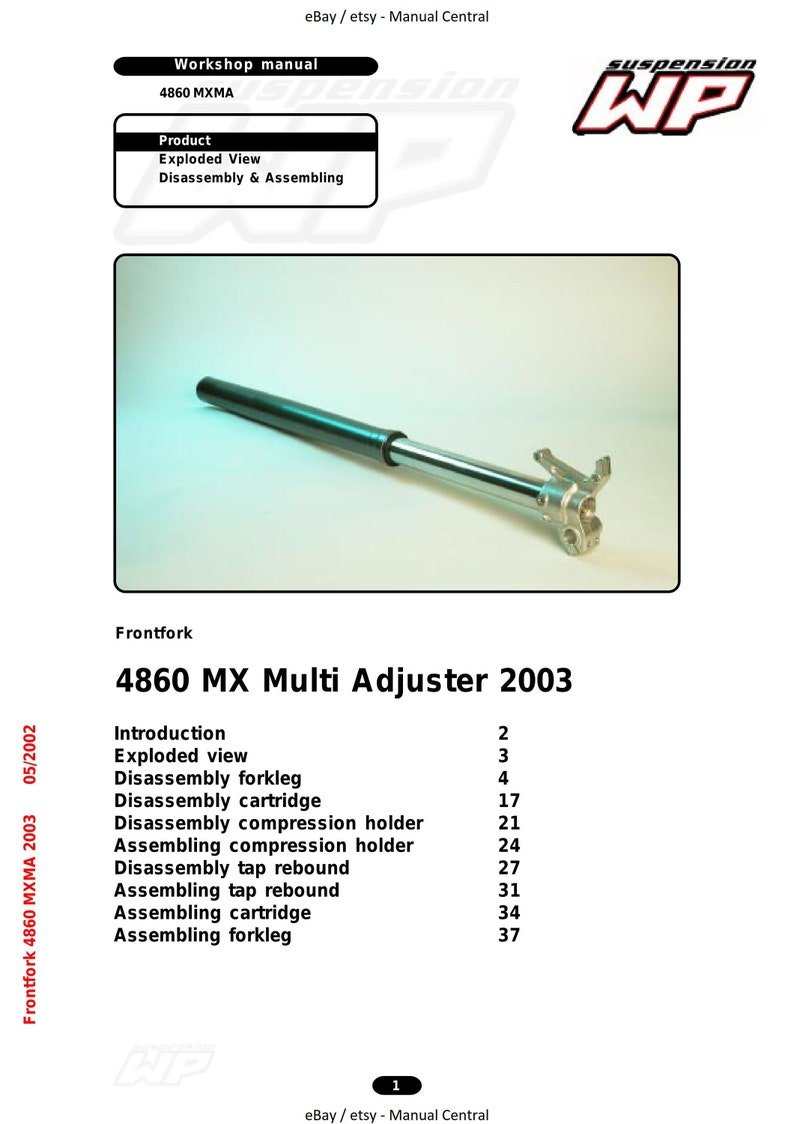WP Suspension - 4860 MX Multi Adjuster 2003 - Workshop Service Repair Manual