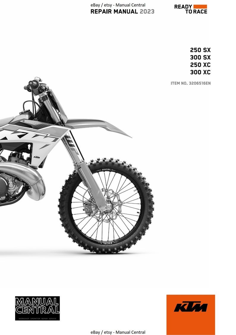 PDF - KTM 2023 - 250 300 Sx Xc - Service Workshop Repair Manual