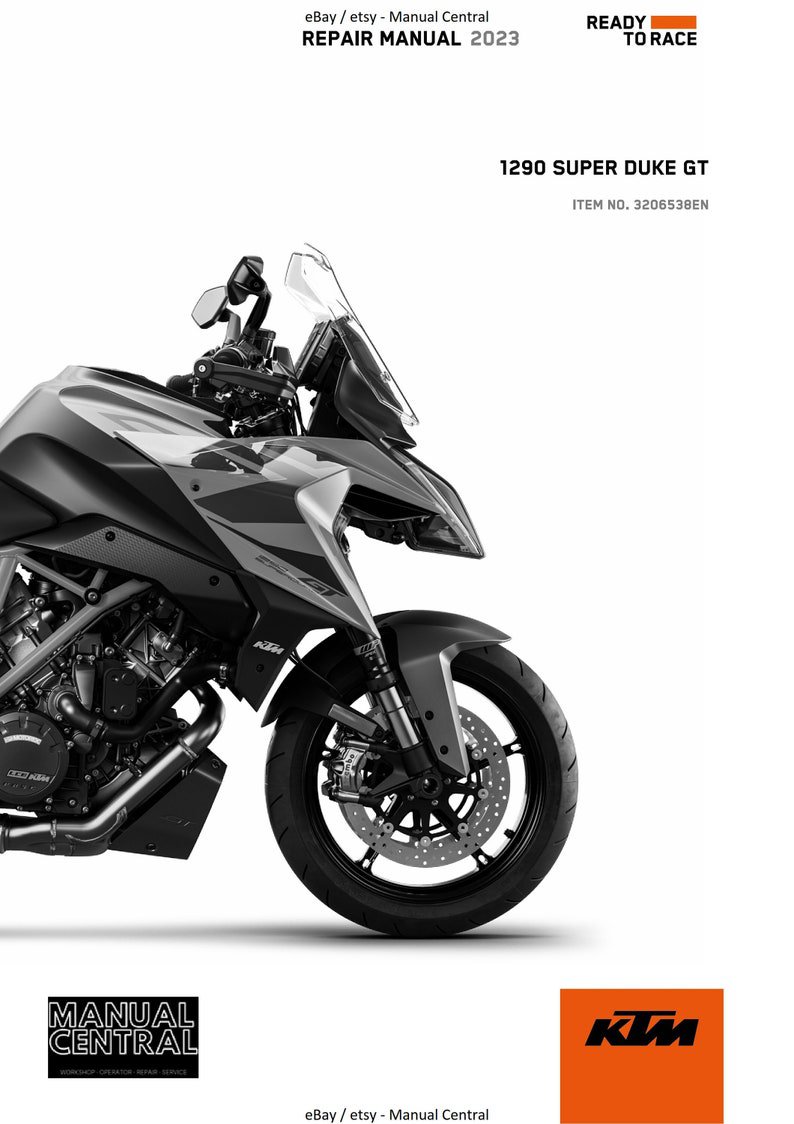 PDF - KTM 2023 - 1290 Super Duke GT - Service Workshop Repair Manual