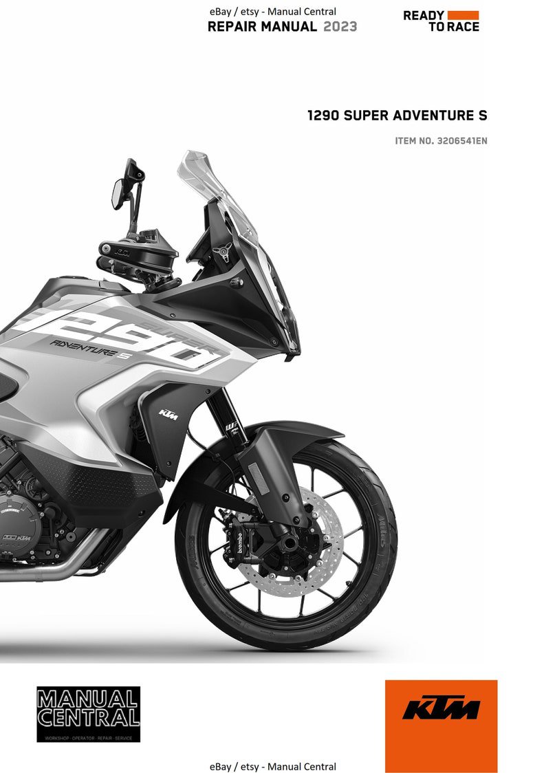 PDF - KTM 2023 - 1290 Super Adventure S - Service Workshop Repair Manual