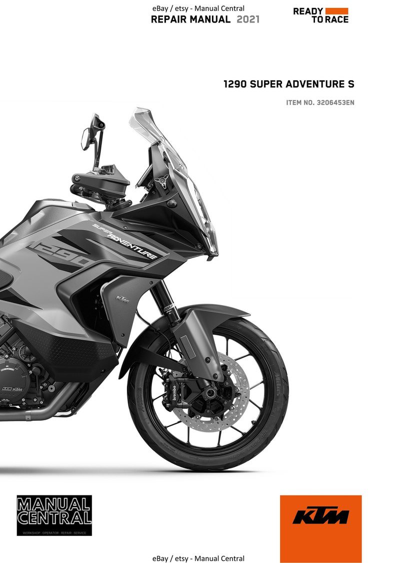 PDF - Ktm 2021 - 1290 Super Adventure S - Workshop Repair Service Manual