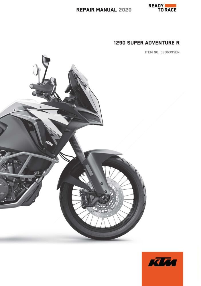 KTM Service Workshop Shop Manual ebook 2020 1290 Super Adventure R TKC US