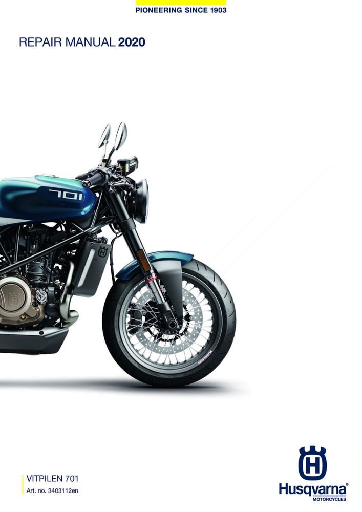 Husqvarna Service Workshop Shop Manual ebook 2020 VITPILEN 701 EU
