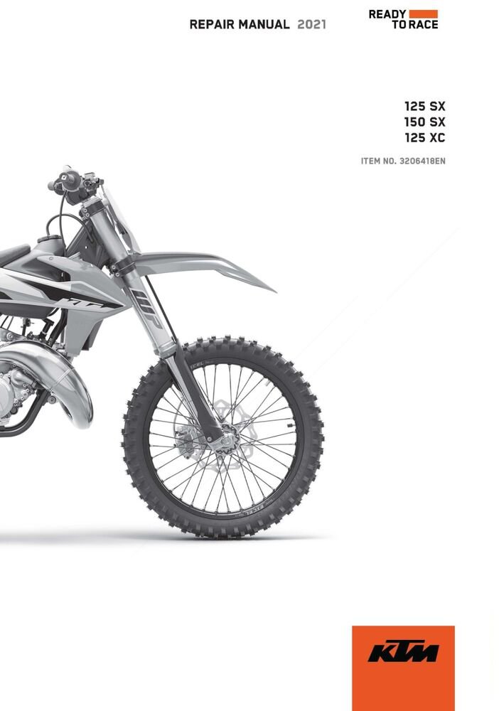 KTM Service Workshop Shop Manual ebook 2021 125 SX