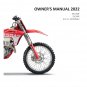 GAS GAS GASGAS Owners Manual ebook Guide 2022 MC 350F EU