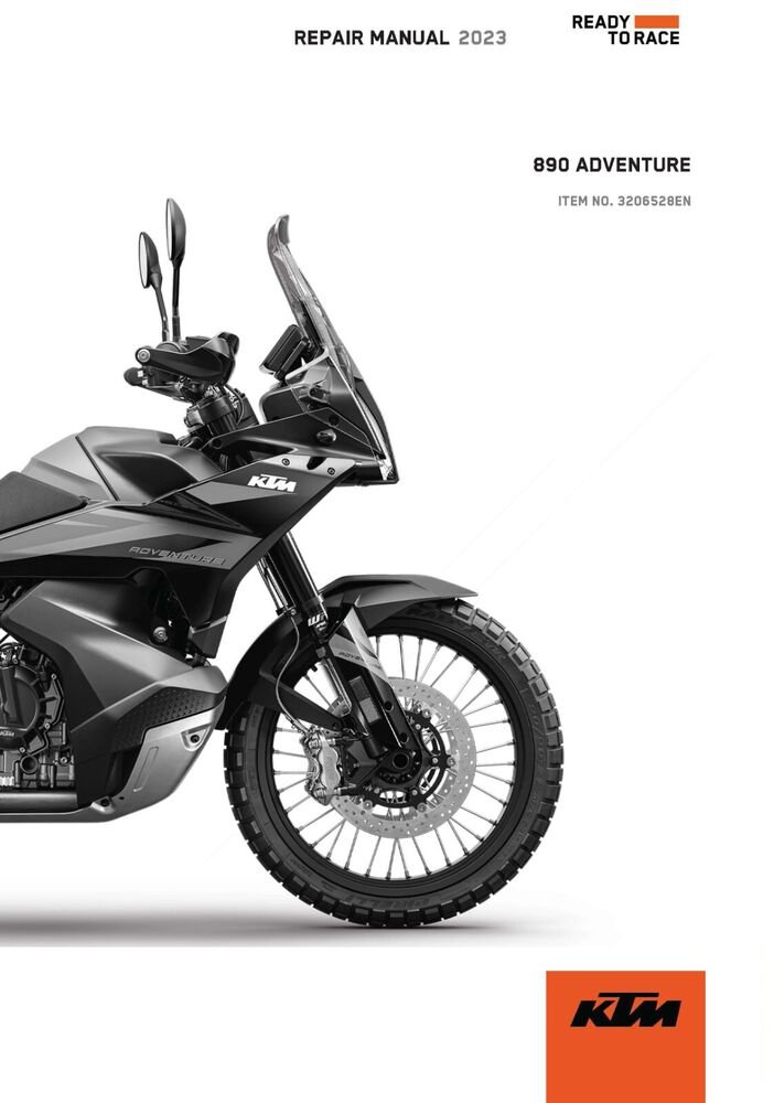 KTM Service Workshop Shop Repair Manual ebook 2023 890 ADVENTURE US