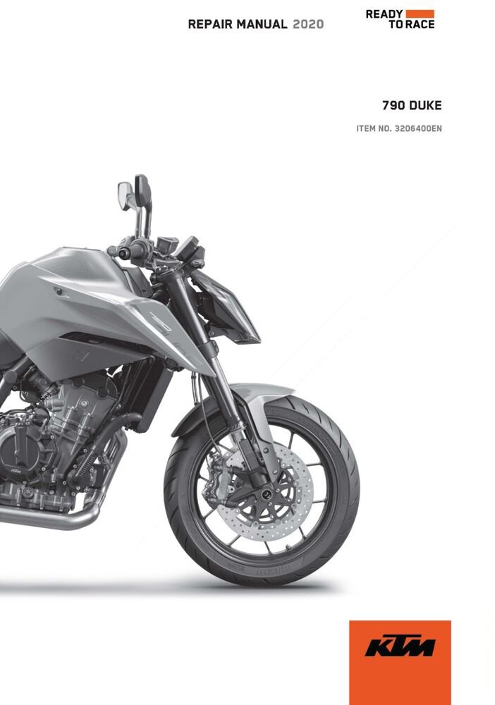 KTM Service Workshop Shop Repair Manual ebook 2020 790 DUKE IN