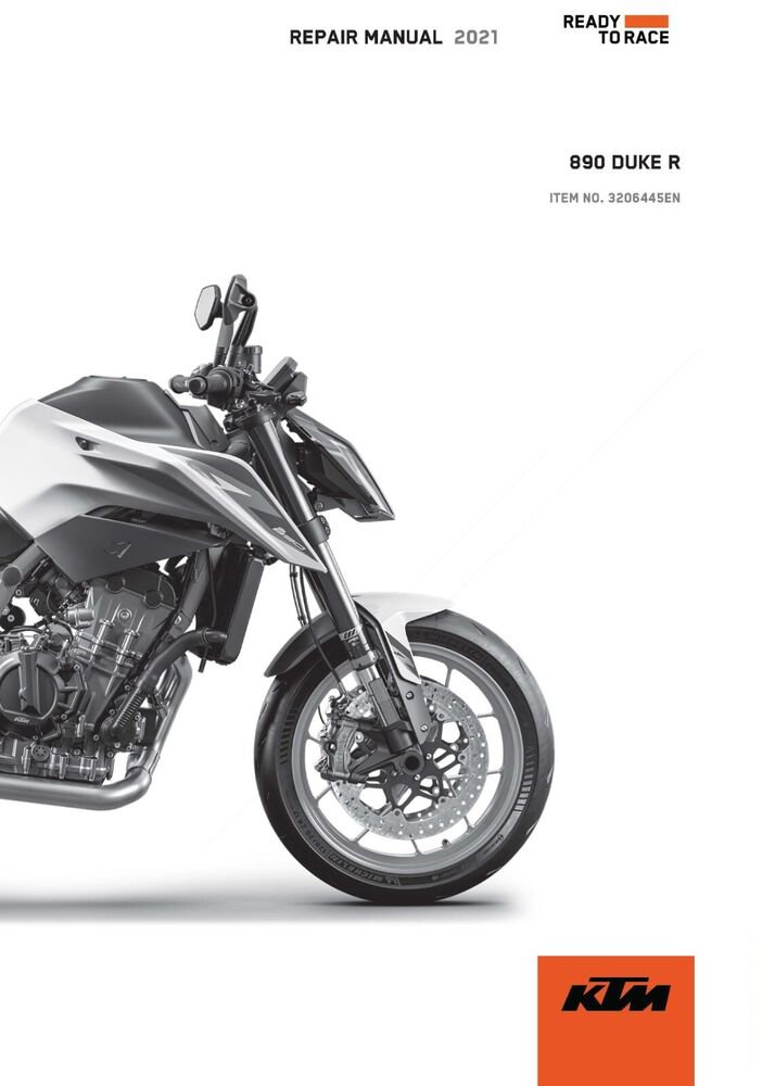 KTM Service Workshop Shop Repair Manual ebook 2021 890 DUKE R US