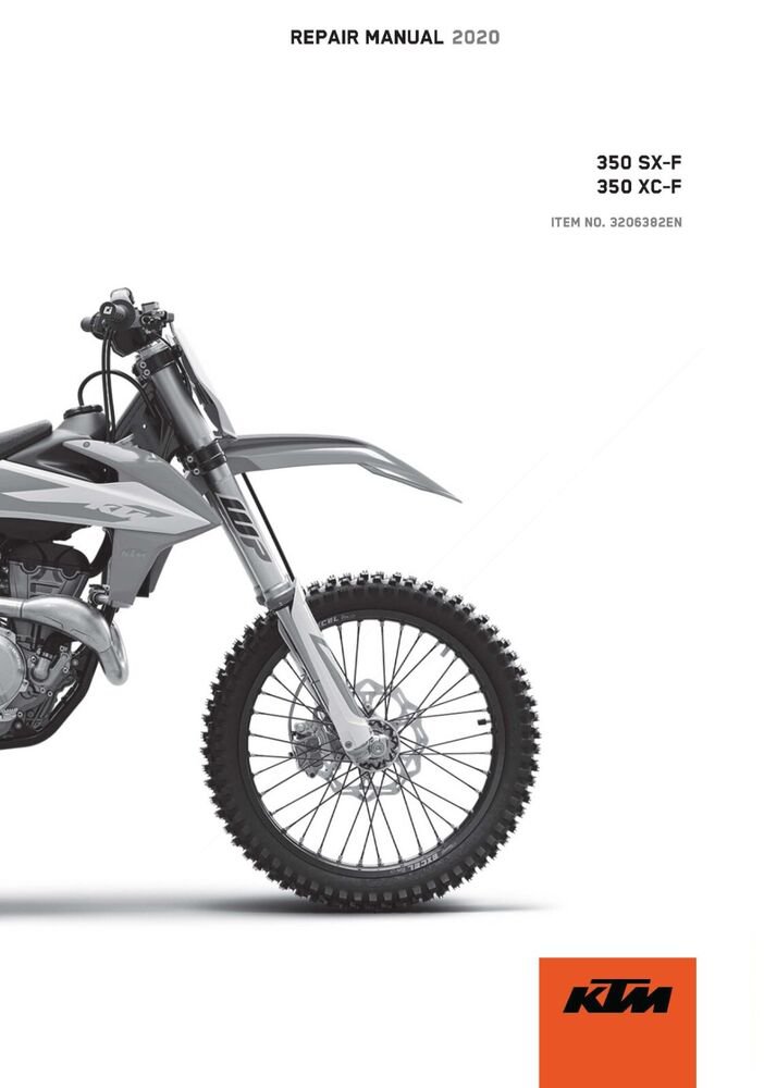 KTM Service Workshop Shop Repair Manual ebook 2020 350 XC?F US