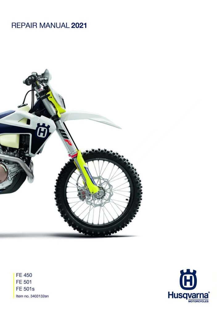 Husqvarna Service Workshop Shop Manual ebook 2021 FE 501s US