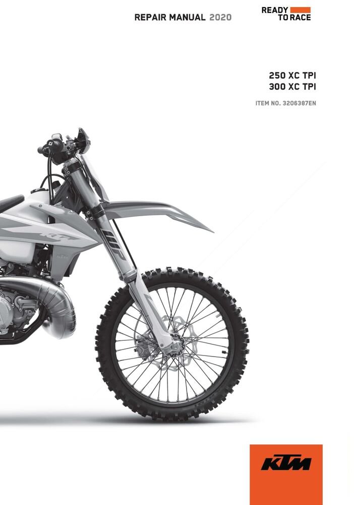 KTM Service Workshop Shop Repair Manual ebook 2020 250 XC TPI US