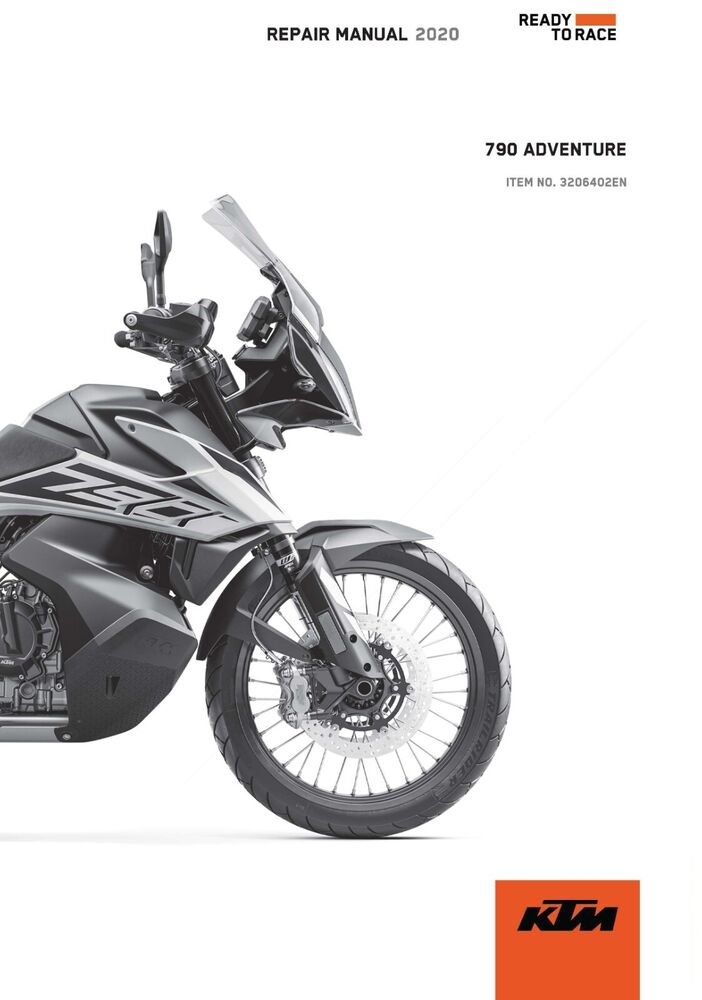 KTM Service Workshop Shop Manual ebook 2020 790 Adventure ASEAN