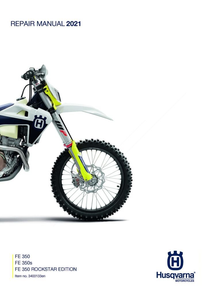 Husqvarna Service Workshop Repair Manual ebook 2021 FE 350 ROCKSTAR EDITION EU