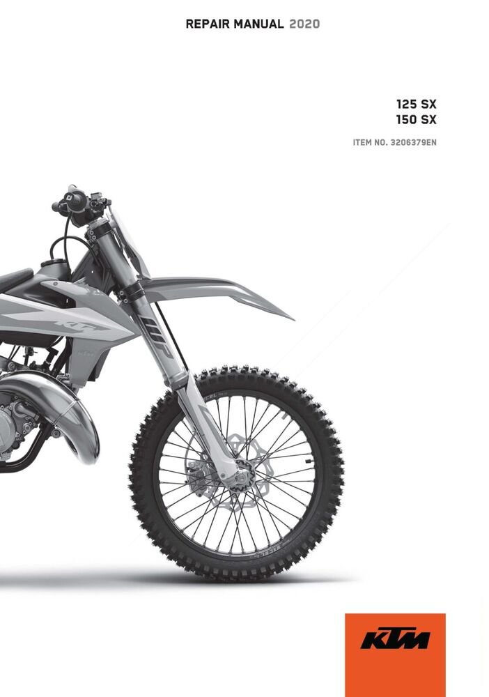 KTM Service Workshop Shop Manual ebook 2020 125 SX EU